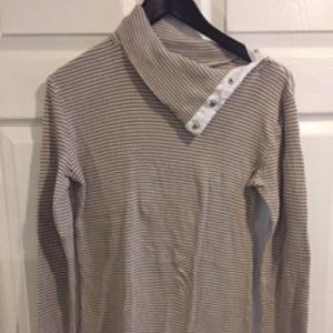 Anthropologie Dolan Left Coast Ribbed Top Sz M